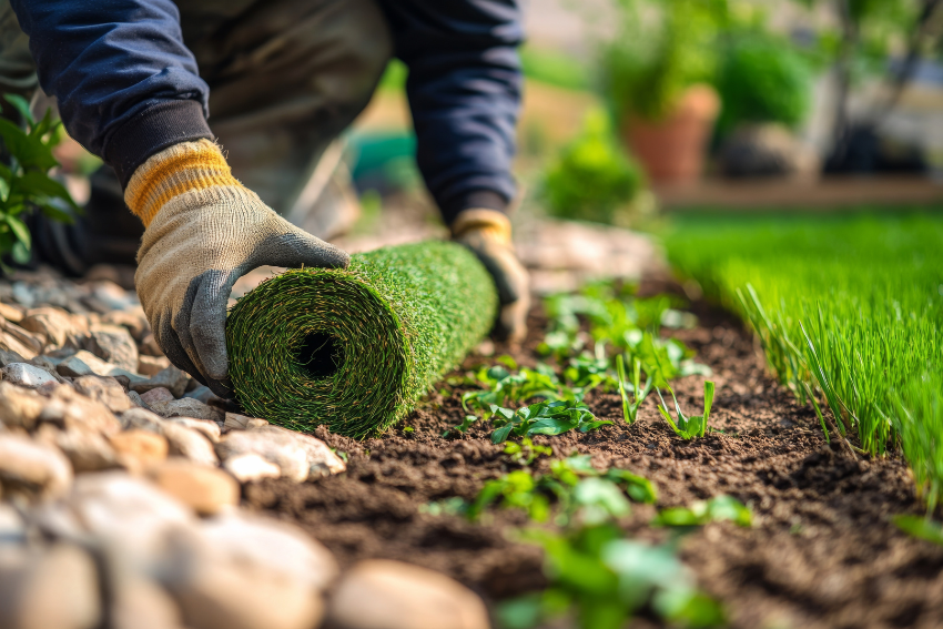 Sod And Plants